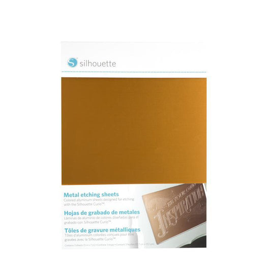Silhouette America Specialty Media Silhouette Metal Etching Sheets METAL-ETCH