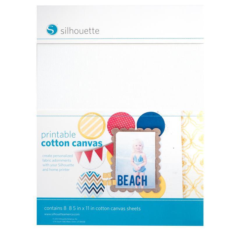 Silhouette printable cotton canvas MEDIA CANVAS ADH craftercuts