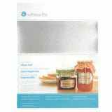 Silhouette America Specialty Media Silhouette printable silver foil MEDIA-SVR-ADH-3T