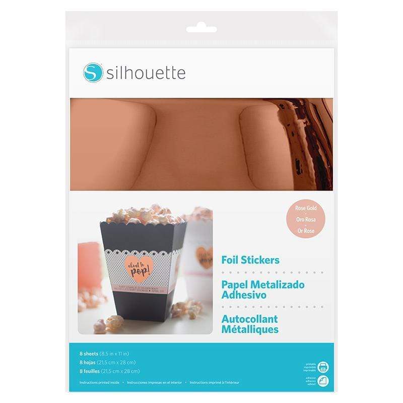 Silhouette America Stickers Silhouette Family Fun Pack- Assorted Media including Tattoo Paper, Sticker Paper, Shrink Paper for fun at-home projects with an Intro to Silhouette 101 with Free Designs