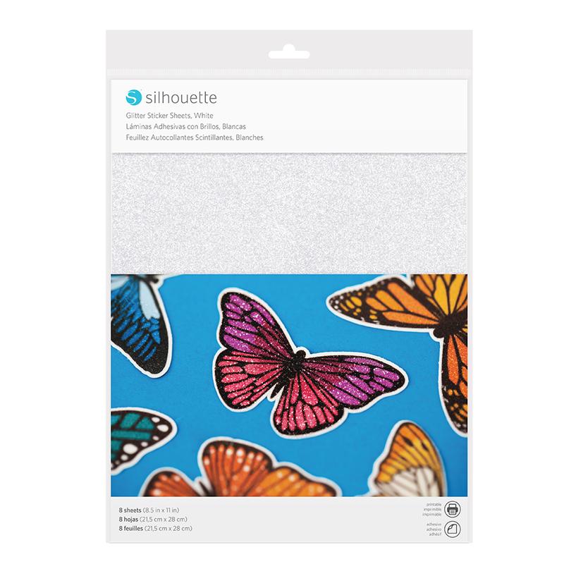 Silhouette America Stickers Silhouette Family Fun Pack- Assorted Media including Tattoo Paper, Sticker Paper, Shrink Paper for fun at-home projects with an Intro to Silhouette 101 with Free Designs